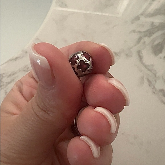 Pandora Jewelry - Pandora Retired Butterfly Magenta Enamel Charm